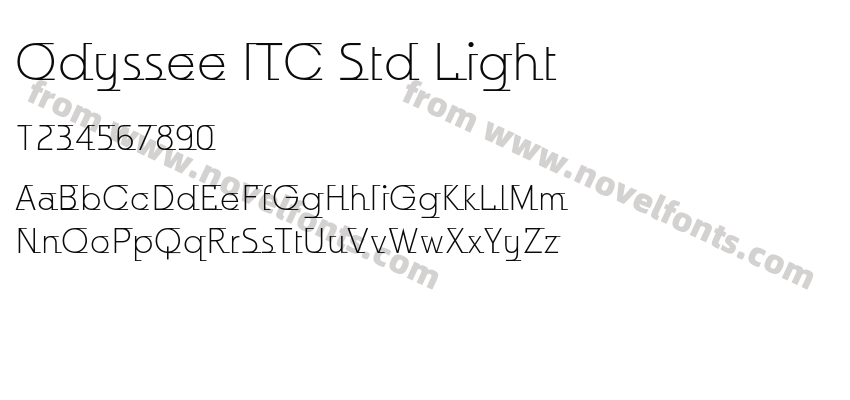 Odyssee ITC Std LightPreview