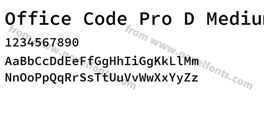 Office Code Pro D MediumPreview