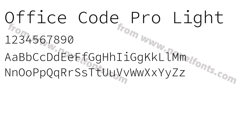 Office Code Pro LightPreview