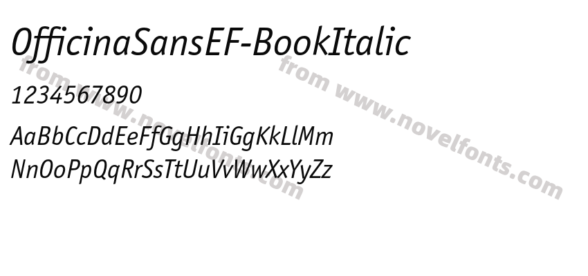 OfficinaSansEF-BookItalicPreview