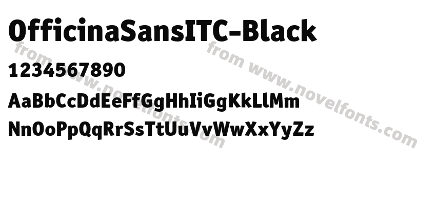 OfficinaSansITC-BlackPreview