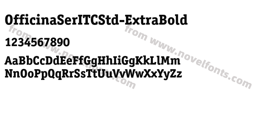 OfficinaSerITCStd-ExtraBoldPreview