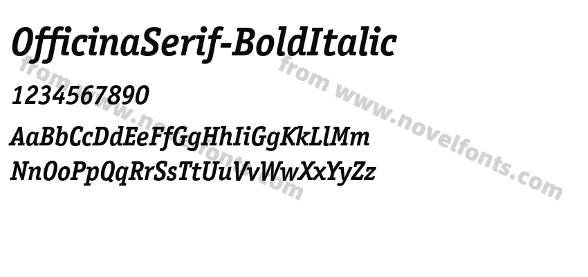 OfficinaSerif-BoldItalicPreview