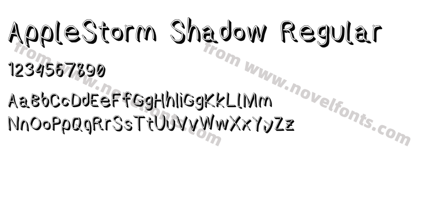 AppleStorm Shadow RegularPreview