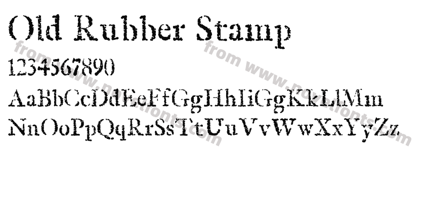 Old Rubber StampPreview