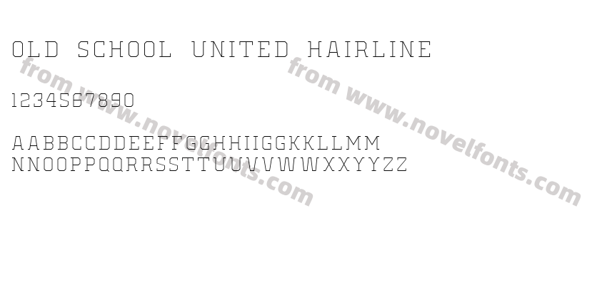 Old School United HairlinePreview