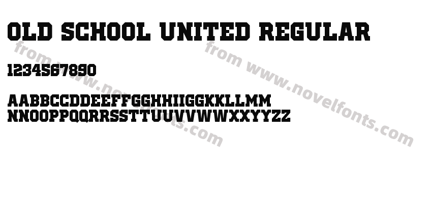 Old School United RegularPreview