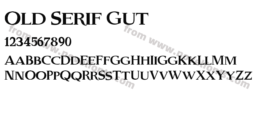 Old Serif GutPreview