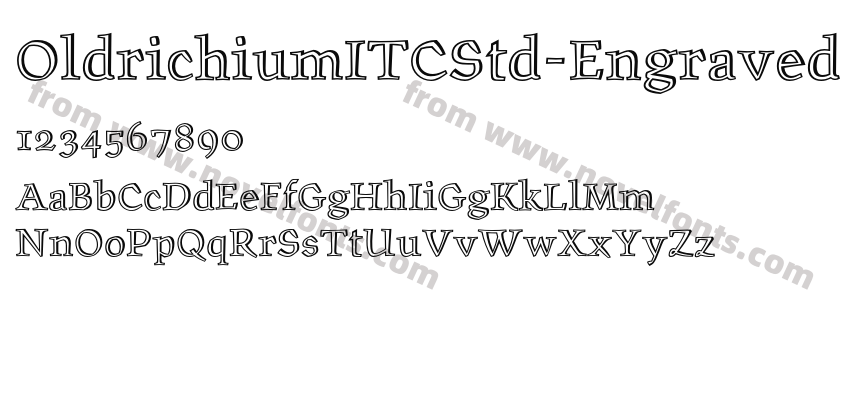 OldrichiumITCStd-EngravedPreview
