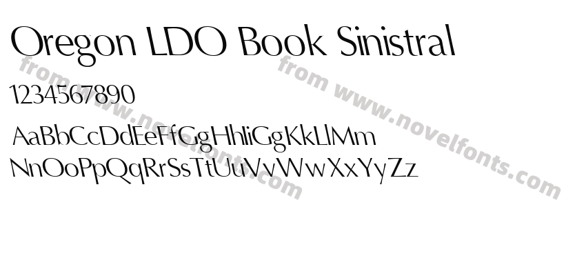 Oregon LDO Book SinistralPreview