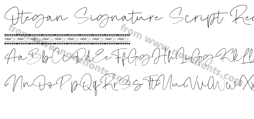 Otegan Signature Script RegulerPreview