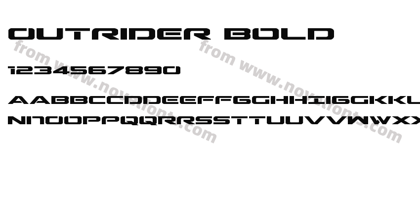 Outrider BoldPreview