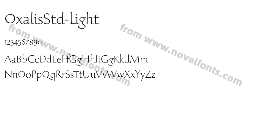 OxalisStd-LightPreview