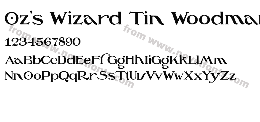 Oz's Wizard Tin WoodmanPreview