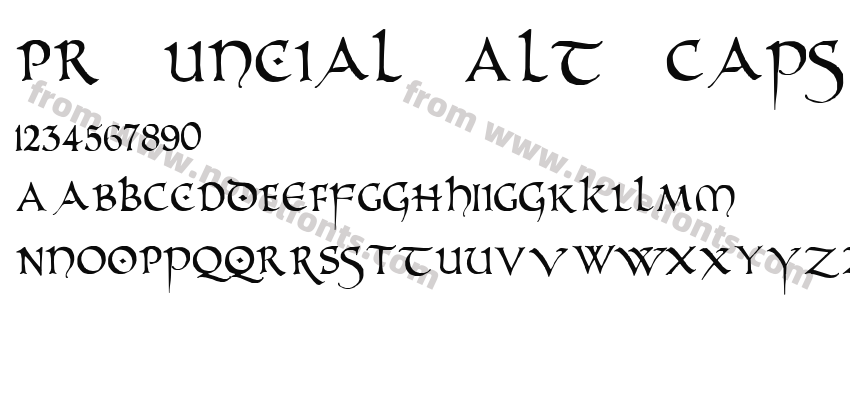 PR Uncial Alt CapsPreview