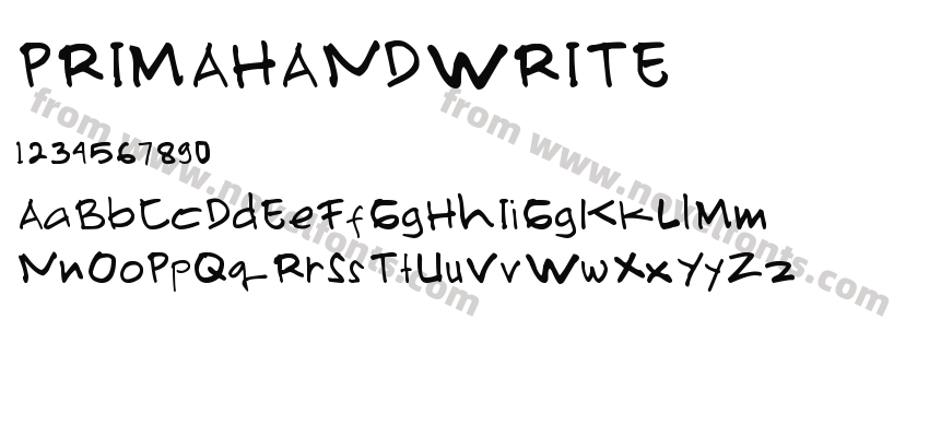 PRIMAHANDWRITEPreview