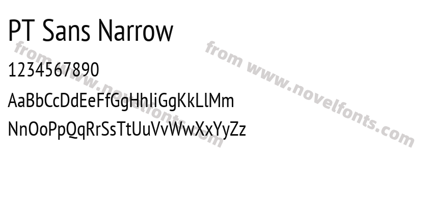 PT Sans NarrowPreview