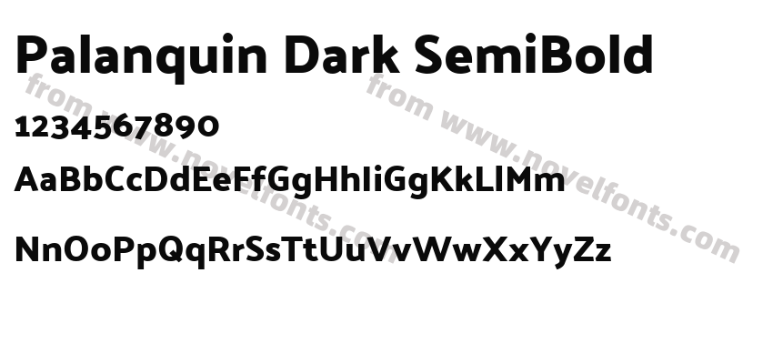 Palanquin Dark SemiboldPreview