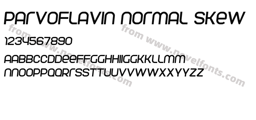 Parvoflavin Normal SkewPreview