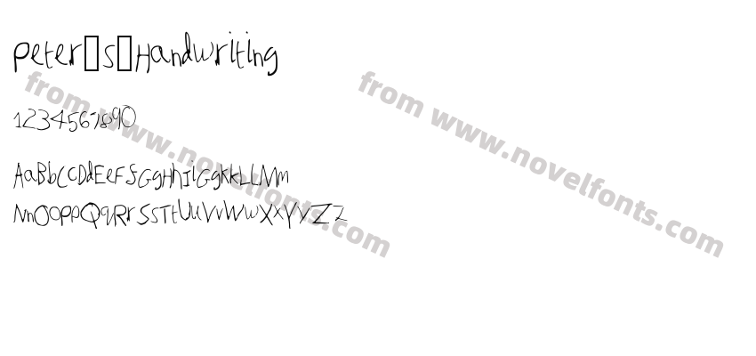 Peter_s_HandwritingPreview