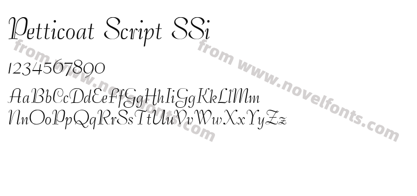 Petticoat Script SSiPreview