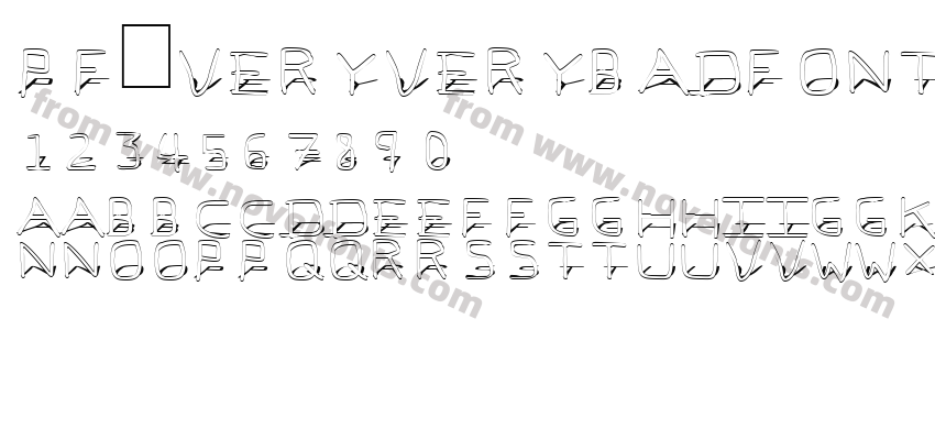 Pf_veryverybadfont7 ShadowPreview