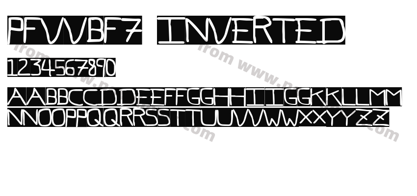 Pf_veryverybadfont7 InvertedPreview