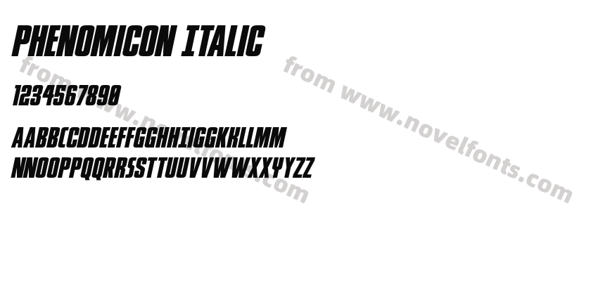 Phenomicon ItalicPreview