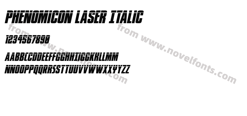 Phenomicon Laser ItalicPreview