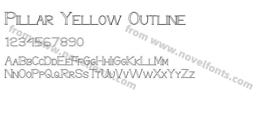 Pillar Yellow OutlinePreview