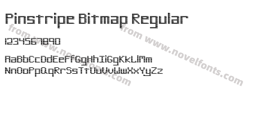 Pinstripe Bitmap RegularPreview