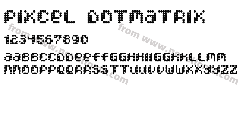 Pixcel DotMatrixPreview