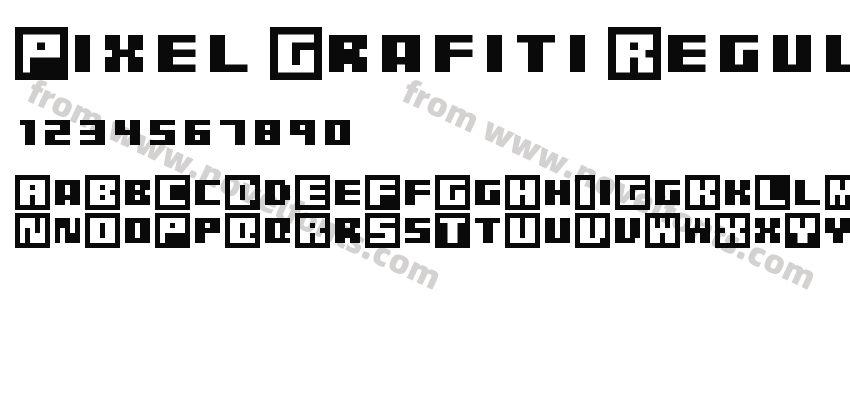 Pixel Grafiti RegularPreview