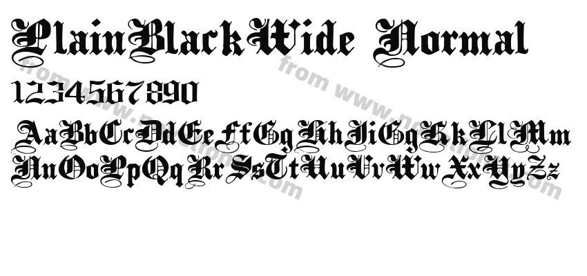 PlainBlackWide NormalPreview