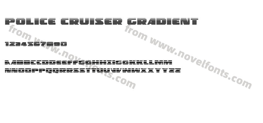 Police Cruiser GradientPreview