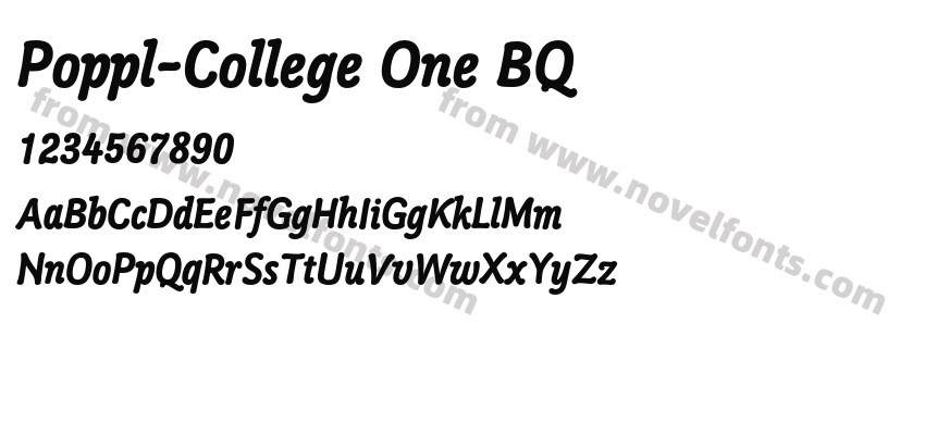 Poppl-College One BQPreview