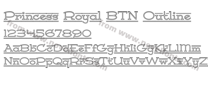 Princess Royal BTN OutlinePreview