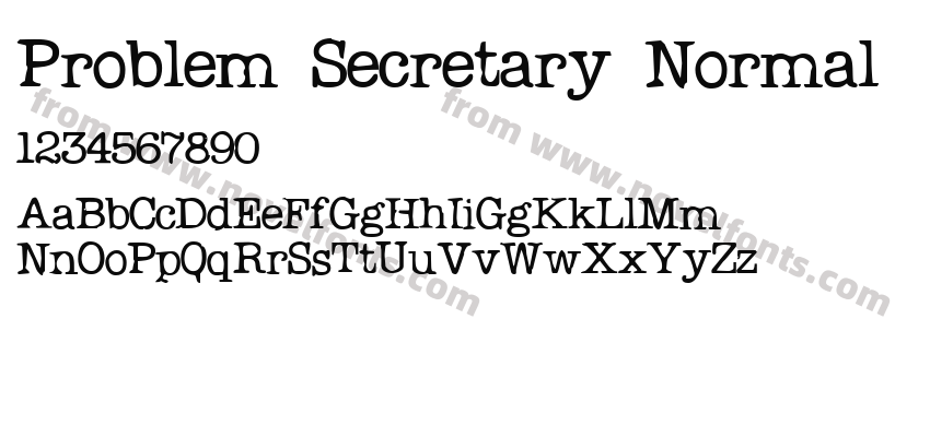 Problem Secretary NormalPreview