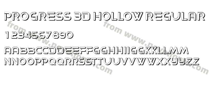 Progress 3D Hollow RegularPreview