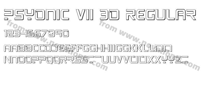 PsYonic VII 3D RegularPreview