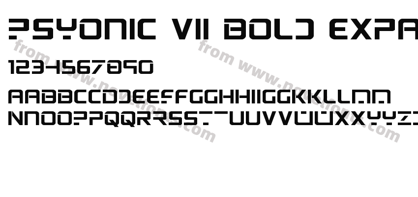 PsYonic VII Bold ExpandedPreview