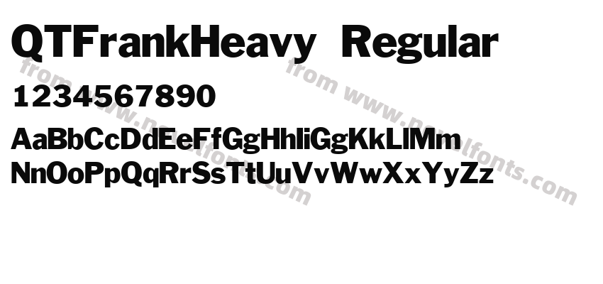 QTFrankHeavy RegularPreview