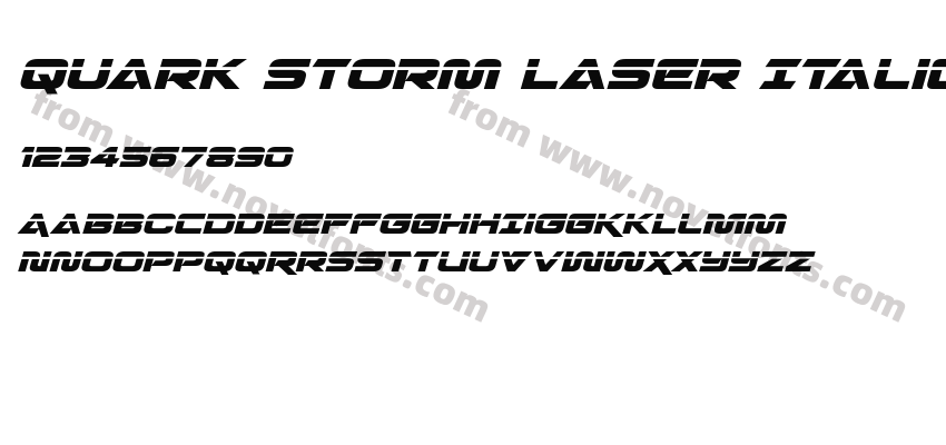 Quark Storm Laser ItalicPreview