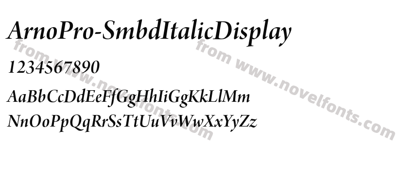 ArnoPro-SmbdItalicDisplayPreview