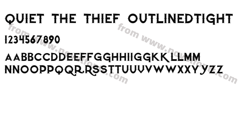 Quiet the Thief OutlinedTightPreview