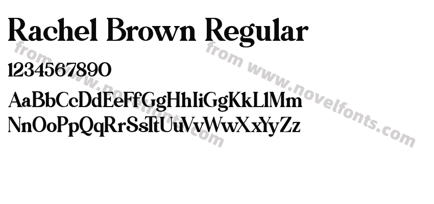 Rachel Brown RegularPreview