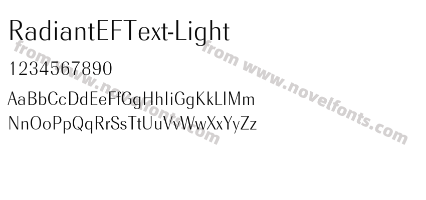 RadiantEFText-LightPreview