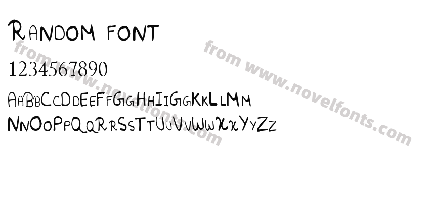 Random fontPreview