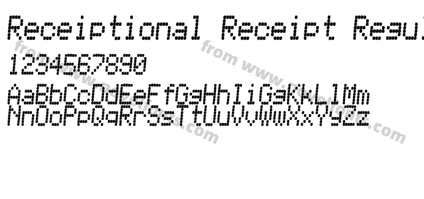 Receiptional Receipt RegularPreview