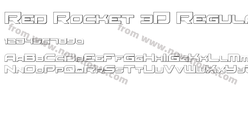 Red Rocket 3D RegularPreview